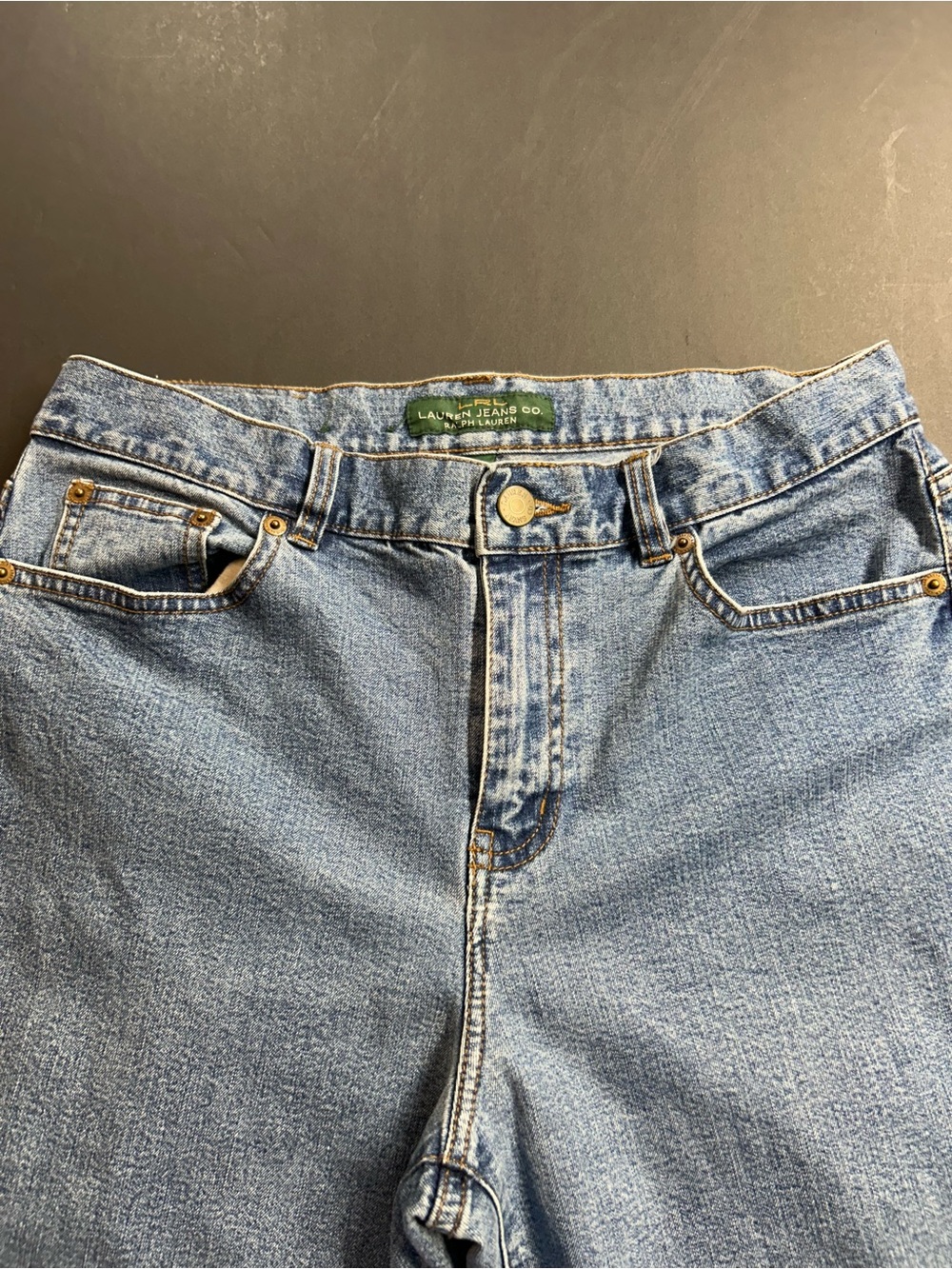 Ralph Lauren Light Wash Straight Leg Jeans, size 6 - Picture 2 of 8